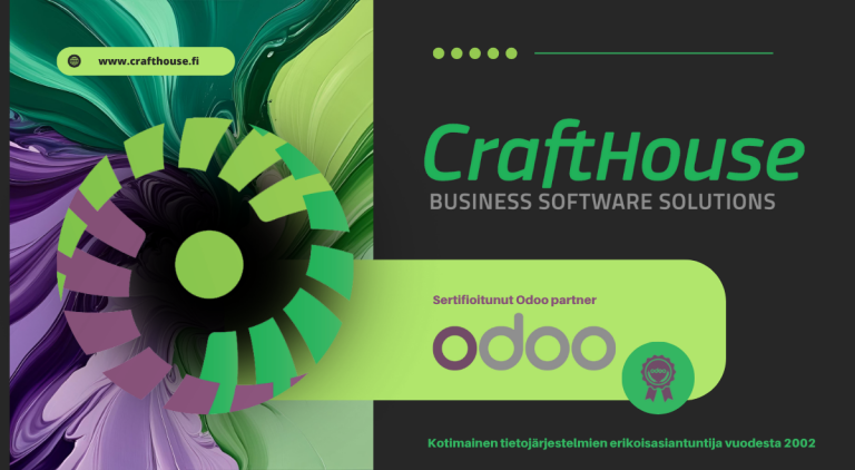 Crafthouse Shipit Odoo -integraatio nyt saatavilla